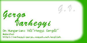 gergo varhegyi business card